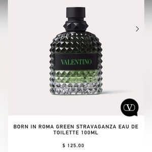Valentino Uomo Cologne - Born in Roma, Green Stravaganza.